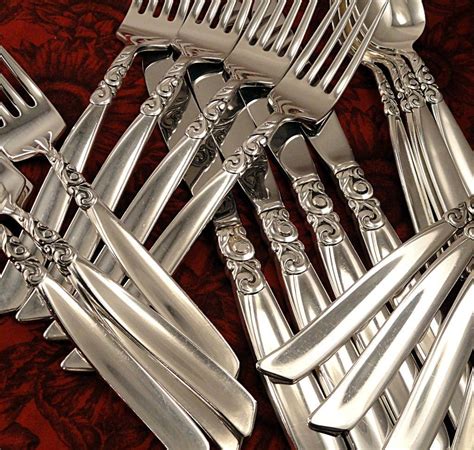 Oneida Community SOUTH SEAS Vintage 1955 Silver Plate Flatware from firesidetreasures on Ruby Lane