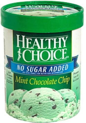 Healthy Choice Mint Chocolate Chip Premium Low Fat Ice Cream - 1.75 QT ...