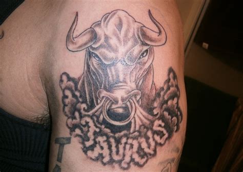 Taurus Bull Tattoo For Men » Tattoo Ideas