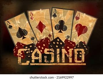 Casino Wallpaper Dice Poker Cards Vector Stock Vector (Royalty Free ...