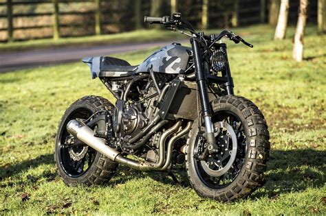 Custom kit turns XSR700 into scrambler o... | Visordown | Custom bikes, Bike exif, Yamaha cafe racer