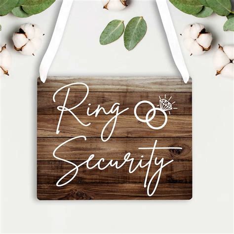 Ring Security Sign - Etsy