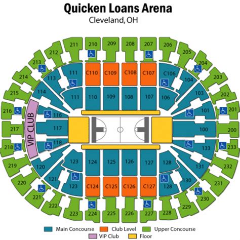 Cleveland Cavaliers Seating Chart