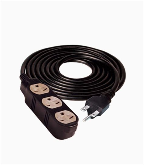 Heavy Duty Extension Cord, 240V, 12' – GreenLightsDirect