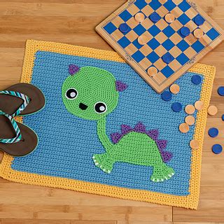 Ravelry: Dinosaur Rug pattern by Ana Paula Rimoli