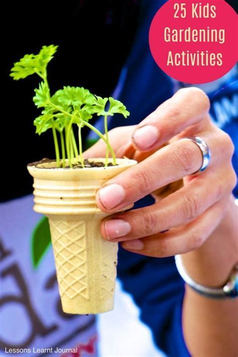 Get kids interested in gardening with these fun activities! Garden Activities, Spring Activities ...