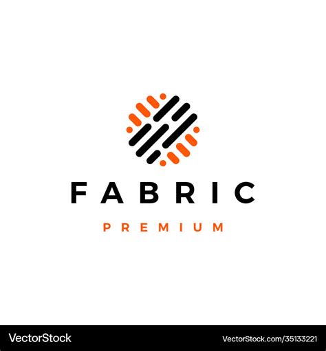 Fabric logo icon Royalty Free Vector Image - VectorStock