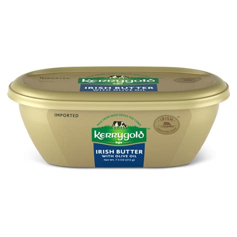 Irish Butter with Olive Oil | Kerrygold | Rich and Spreadable