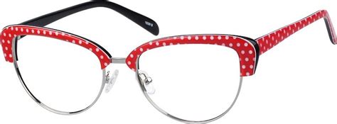 Red Browline Glasses #193918 | Zenni Optical Eyeglasses | Optical glasses women, Zenni, Zenni ...