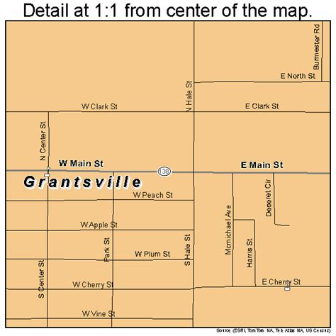 Grantsville Utah Street Map 4931120