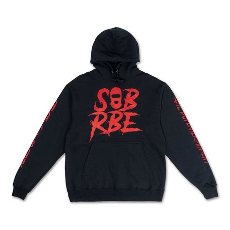 SOB X RBE "LOGO" HOODY (BLACK/RED) – So Fresh Clothing