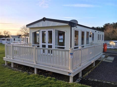 Sited Static Caravan with Decking, 12 Month Season, Sea View, Pet ...