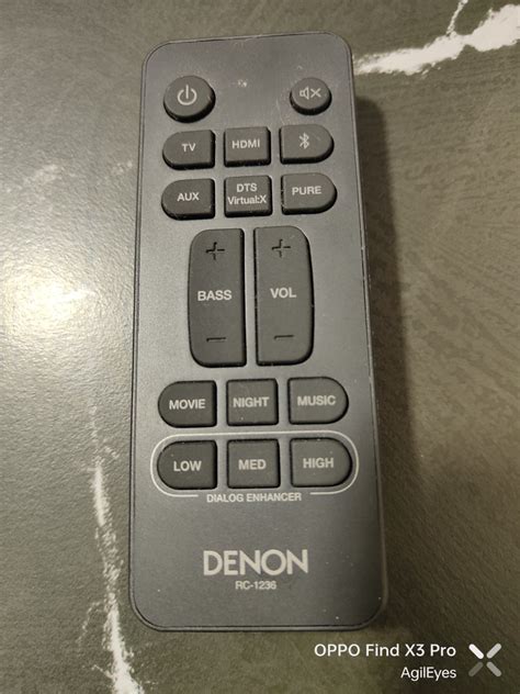 Denon Remote Control, Audio, Other Audio Equipment on Carousell