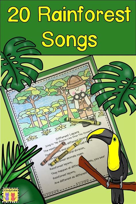 Rainforest Circle Time Songs, Layers of the Rainforest, Rainforest ...