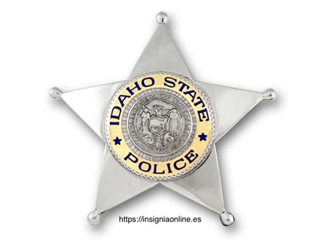 Idaho State Police badge; https://insigniaonline.es | Police badge ...