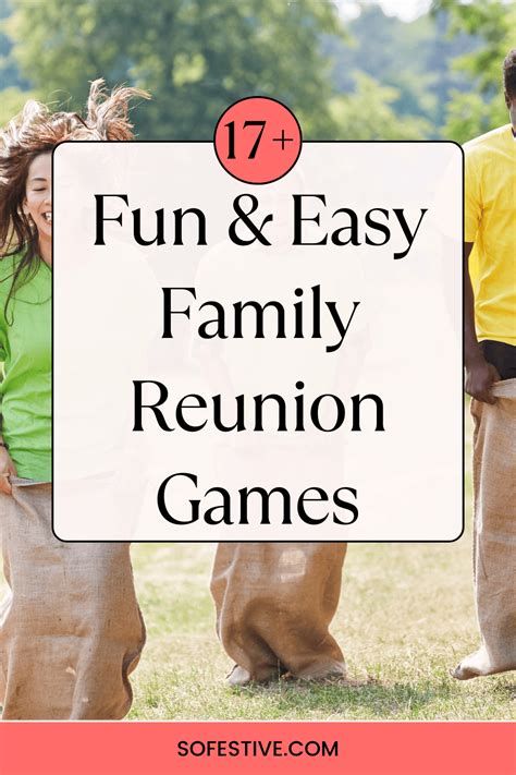 20 Fun Family Reunion Games - So Festive!