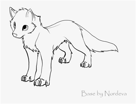 Anime Wolf Pup Drawing - Cute Wolf Pup Drawing At Getdrawings | Bodewasude