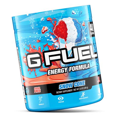 G FUEL Energy Formula | Snow Cone Flavor Tub | Shaved Ice