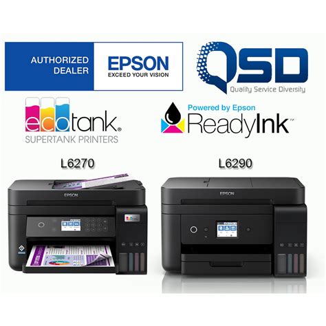 Epson EcoTank L6270 / L6290 A4 Wi-Fi Duplex All-in-One Ink Tank Printer ...