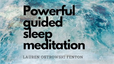 POWERFUL SLEEP GUIDED MEDITATION for deep sleep and inner peace - YouTube