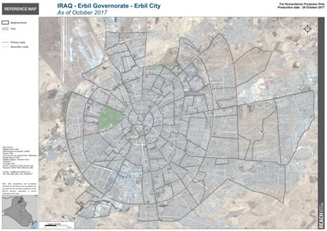 Iraq - Erbil Governorate - Erbil City (as of October 2017) - Iraq ...