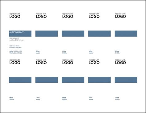 Avery Templates 5371 Business Cards Free Printable Business Card Template Images Business ...