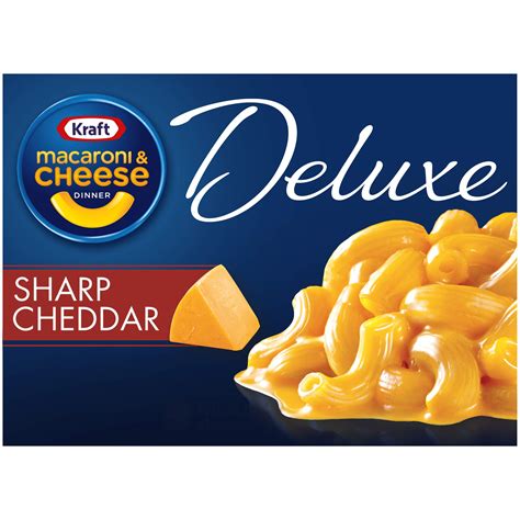 Buy Kraft Deluxe Sharp Cheddar Macaroni & Cheese Dinner (12 ct Pack, 14 ...