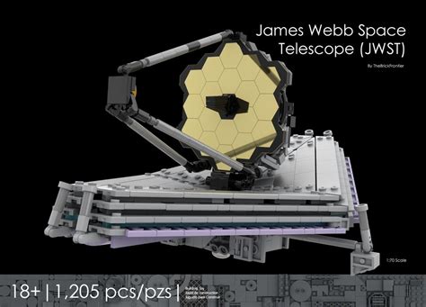 LEGO MOC James Webb Space Telescope (JWST) 1/70 Scale by ...