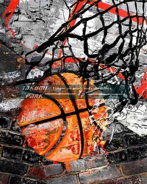 Modern Urban Basketball Art Print Basketball Artwork Room - Etsy ...