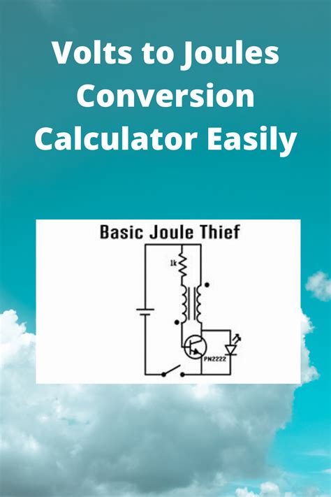 Volts to Joules Conversion Calculator Easily - Easy Rapid Calcs