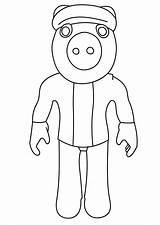 Piggy roblox coloring Pages – Artofit sketch template
