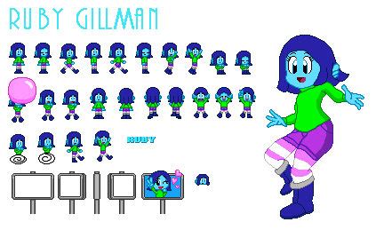 Ruby Gillman Sprites by LaddLover101 on DeviantArt