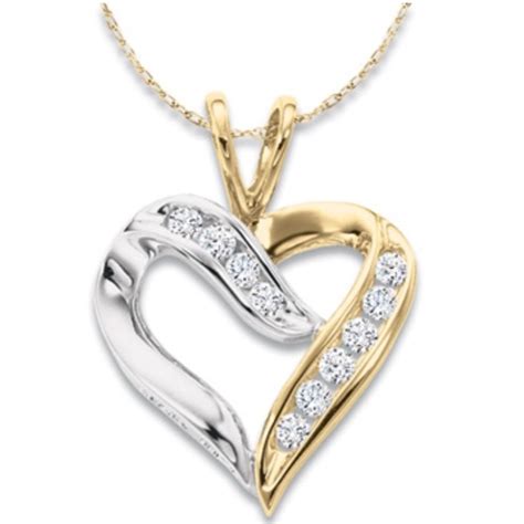 49% off Zales Jewelry - 💲20 OFF 💲Diamond Crossover Heart Pendant from Alexsandra's closet on ...