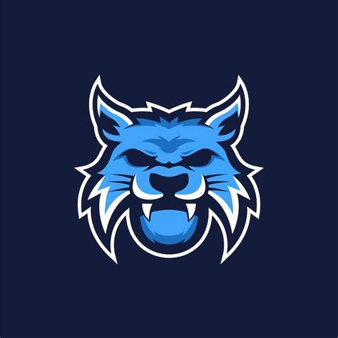 Premium Vector | The wildcat logo esports