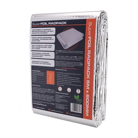 SuperFOIL RadPack Radiator Insulation Foil | Wilko