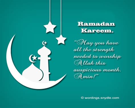 Ramadan Kareem Wishes, Messages and Greetings – Wordings and Messages