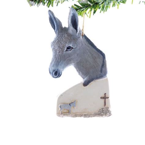 Donkey Ornament Miniature Donkey Christmas by Christmaskeeper, $13.95 | Personalized christmas ...