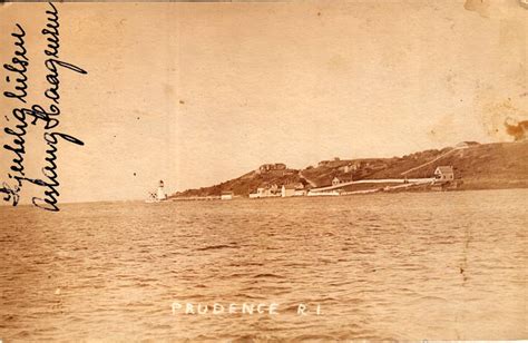 Prudence Island Lighthouse Postcard 1