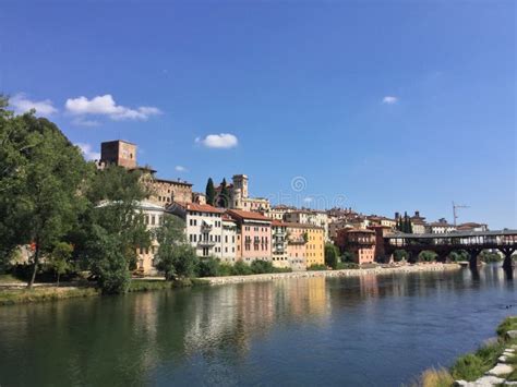 Bassano Italy stock image. Image of river, italy, bridge - 191335567