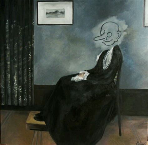 My work copy of whistlers mother from mr.Bean episode | Whistler's ...