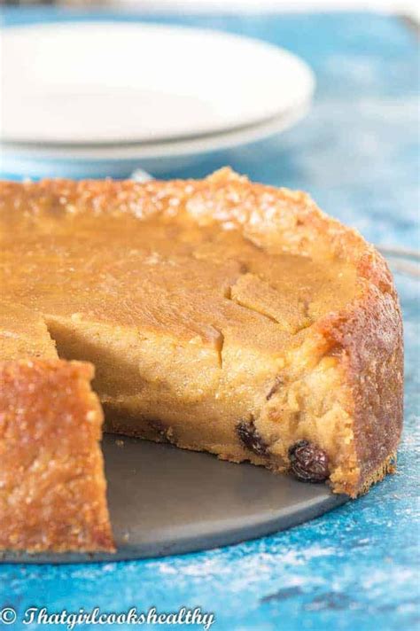 Jamaican cornmeal pudding (Vegan/GF) - That Girl Cooks Healthy