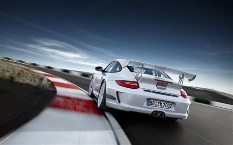 2011 White Porsche 911 GT3 RS 4.0 Wallpapers