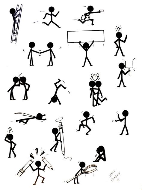 Stick Figure Concepts by jessehenley | Stick figure drawing, Stick ...