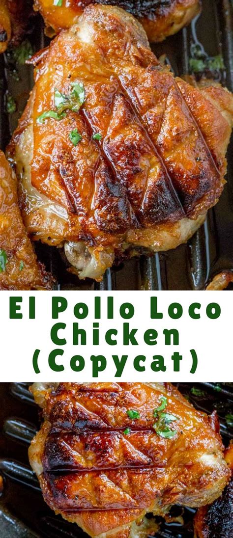 El Pollo Loco Chicken marinated in citrus and pineapple juice overnight for the PERFECT El Pollo ...