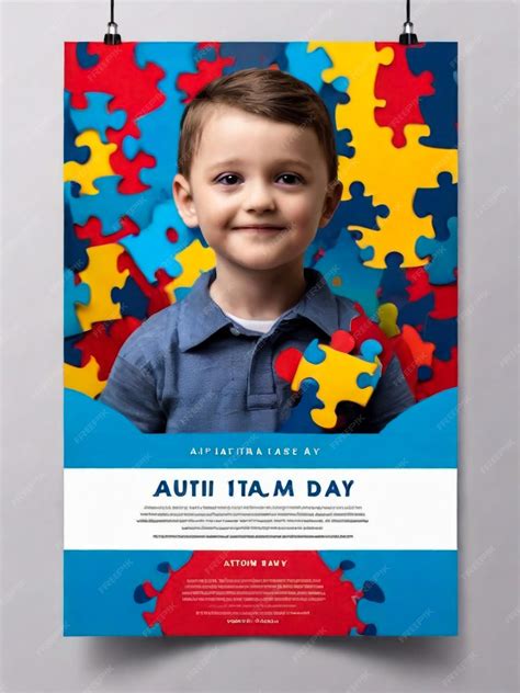 Premium Photo | Card for World Autism Awareness Day