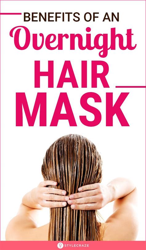 4 Benefits Of An Overnight Hair Mask, How To Use, & Recipes | Overnight ...