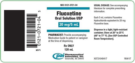 Fluoxetine Solution - FDA prescribing information, side effects and uses