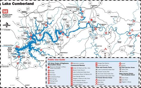 Lake Cumberland Map