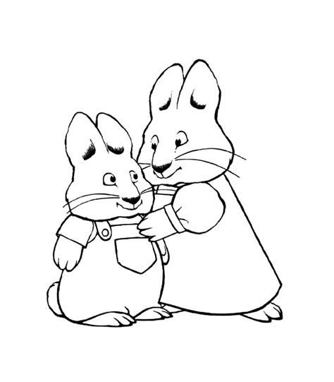 Free Printable Max and Ruby Coloring Pages For Kids