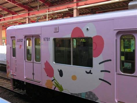 Experience the Hello Kitty Semi Special Express Train on Keio Line